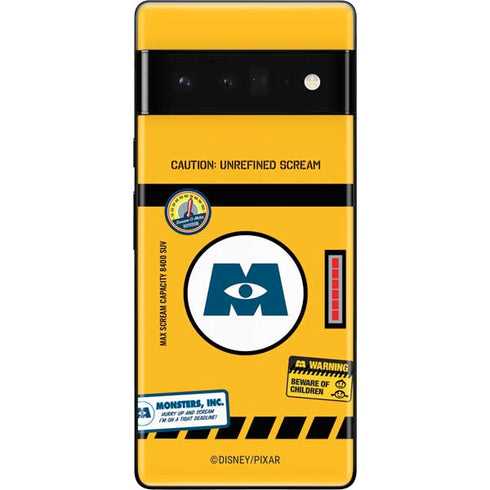 Disney Monsters Inc. Scream Canister Google Pixel 6 Pro Skin